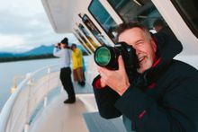 Capturing photos in Alaska on a photo theme cruise