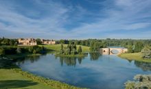 The Queen Pool and Grand Bridge at Blenheim Palace