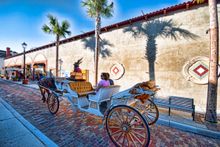 Carriage Ride on Aviles Street in St. Augustine - the oldest street in the Unites States