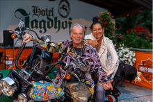 HD Biker Treffen Stammgast Wolfgang Fierek und Tina Pfurtscheller , 5 Sterne Spa Hotel Jagdhof Stubaital