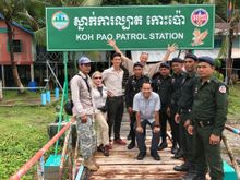 Billl and Suwanna at Ranger Stations with Team