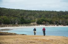 Mountain biking Maria Island