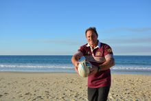 Billy Moore, on K'gari's western beach