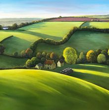Angie Rooke landscape artist Somerset Open Studios digital event 19 Sep - 4 Oct