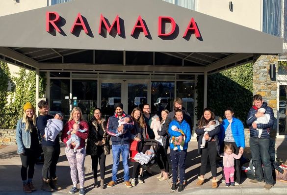 Eight Families Reunite with Midwives at Ramada Suites by Wyndham Remarkables Park Queenstown