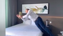 John Orning of Mercure Kawana Waters takes the pineapple catch of the day