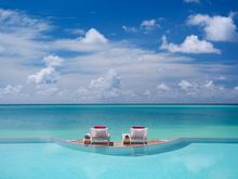 Panoramic view of the endless Indian Ocean