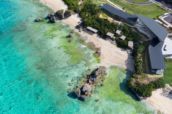 HOSHINOYA Okinawa Banta Cafe Aerial View HOSHINOYA Okinawa Banta Cafe Aerial View