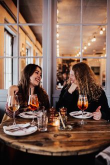Restaurant goers in Copenhagen