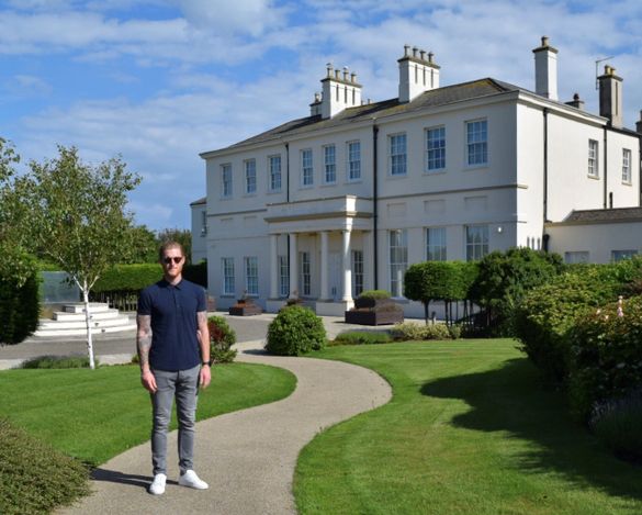 Ben Stokes at Seaham Hall