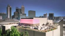 Artist impression of AGWA rooftop - Elevate