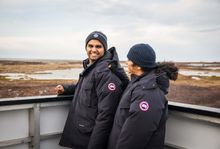 Frontiers North guests enjoying a Tundra Buggy adventure in the Churchill Wildlife Management Area