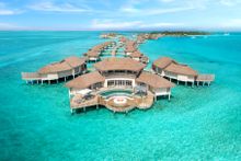 InterContinental Maldives Aerial vue