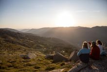 Sunrise hike In Thredbo