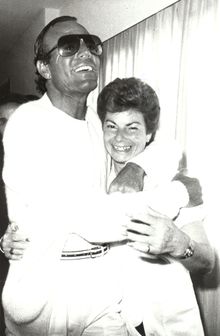 Julio Iglesias arrives at the Castillo Son Vida Hotel