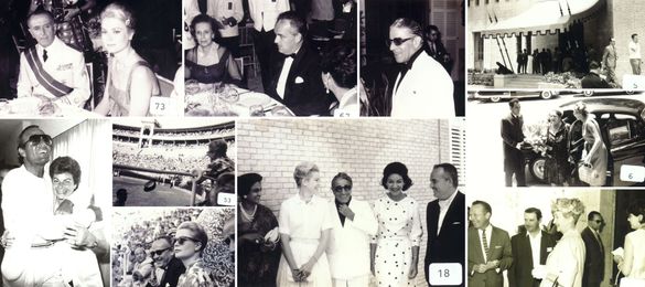 Prince Rainier, Grace Kelly, Maria Callas & Aristotle Onassis in Hotel Castillo Son Vida 1961