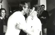 Julio Iglesias arriving at the Castillo Son Vida Hotel