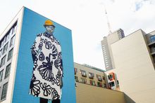 Untitled Amy Sherald Mural 2019. Photo credit Kyle Huff for PHLCVB.
