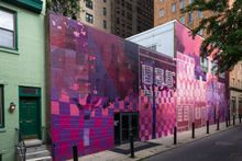 The Stage by Felix St. Fort. Photo credit Steve Weinik for Mural Arts Philadelphia.