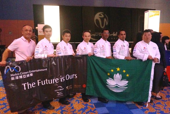 Melco Crown Entertainment’s culinary team was awarded with one silver and one bronze medal in the individual Pastry Showpieces C