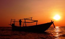 Sunset on the Mergui Archipelago 