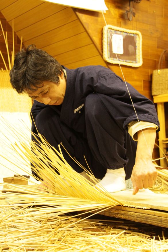 Mr Takumi Terauchi, Traditional Wicker Craftsman Mr Takumi Terauchi, Traditional Wicker Craftsman