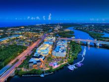 Aerial of Harbourside Place in Jupiter