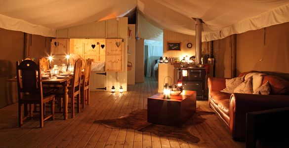 Lodge At Night