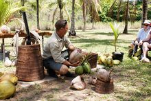 Carl is a strong advocate for the benefits of coconuts.
