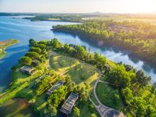 Aerial View of Wyndham Grand Flamingo Dai Lai Resort