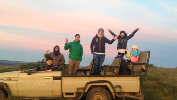 The Powells -Sunset safari