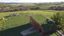Wilga Station Farmers Hut grass roof