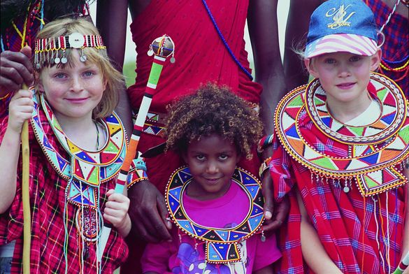 Serena family fun masaai
