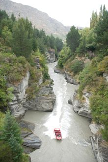 Jetboating on the Shotover River