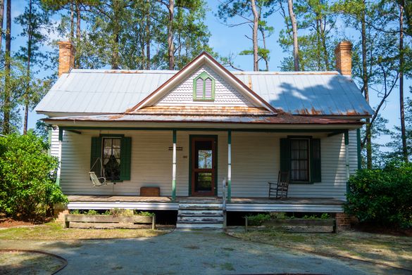 One of the historic homestead houses at the Tobacco Farm Life Museum that will be decorated and part of the historic, drive through Christmas Village event.