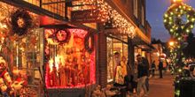 Downtown Blowing Rock during the Holidays