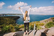 Overlooking Crater Cove, Sydney Harbour National Park