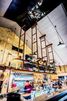 Leura Garage is one of the popular eateries in the region with a focus on regional food and wine. Photo: David Hill, Blue Mounta