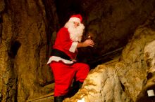 Santa at the Capricorn Caves