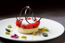 White Truffle Raspberry Tartlet