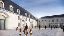 Fontevraud's 'Fannerie' building, housing the new museum