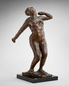 Edgar Degas, 'Femme s’étirant', c. 1884-1889, bronze patina