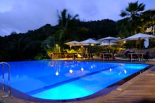 Pool at L'Archipel, Seychelles