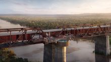 Kruger Shalati, pool deck (render), South Africa