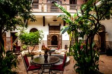 Courtyard at Riad Ilyaka, Marrakesh