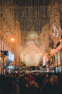 Christmas Lights at Kohlmarkt, Vienna