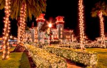 Lightner Museum is one of the highlights of St. Augustine's Nights of Lights. 