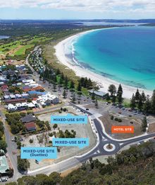 Middleton Beach Aerial showing hotel site courtesy DevelopmentWA.jpg
