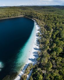 Lake McKenzie and K'gari's iconic locations remain untouched and in pristine condition. 