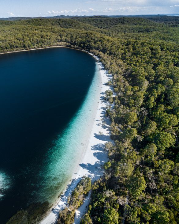 Lake McKenzie and Fraser Island's iconic locations remain untouched and in pristine condition. Lake McKenzie and Fraser Island's iconic locations remain untouched and in pristine condition.